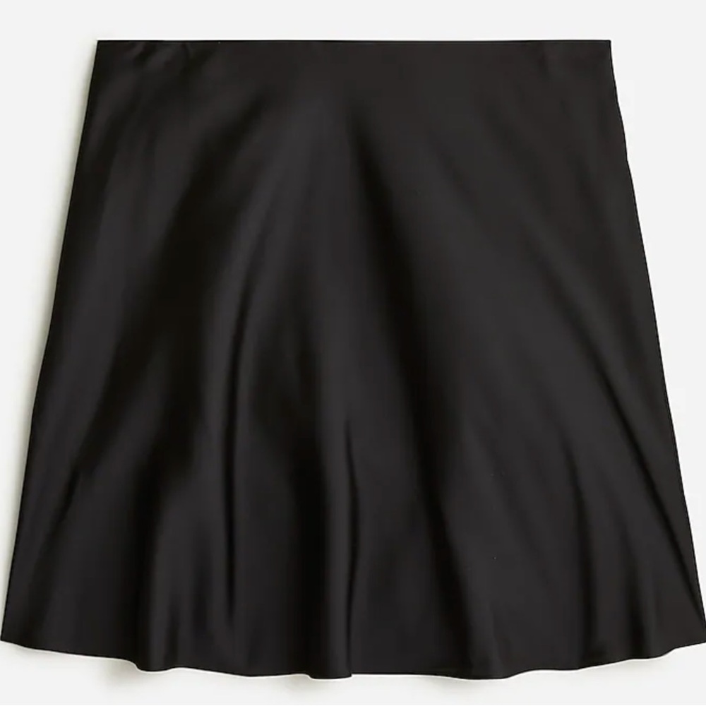 NEW WITH TAGS! J. Crew Black Gwen mini slip skirt